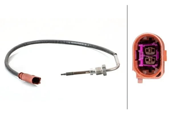Sensor, exhaust gas temperature HELLA 6PT 014 495-061