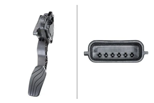 Sensor, accelerator pedal position HELLA 6PV 009 978-791