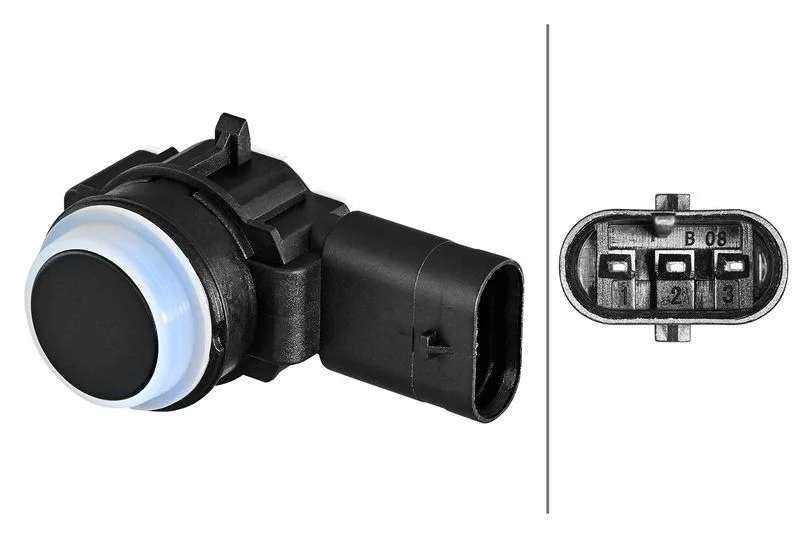 Sensor, park distance control HELLA 6PX 358 270-451
