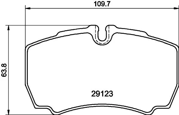 Sada brzdových platničiek, kotúčová brzda HELLA 8DB 355 005-381