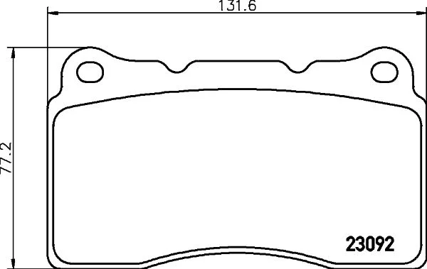 Sada brzdových platničiek, kotúčová brzda HELLA 8DB 355 011-431