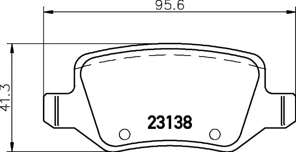 Sada brzdových platničiek, kotúčová brzda HELLA 8DB 355 012-131