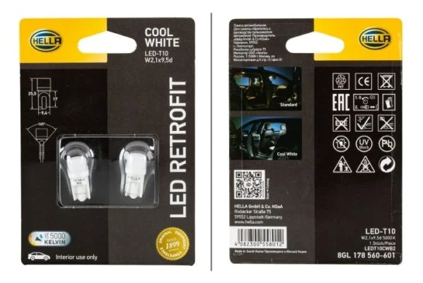 Bulb, interior light HELLA 8GL 178 560-601