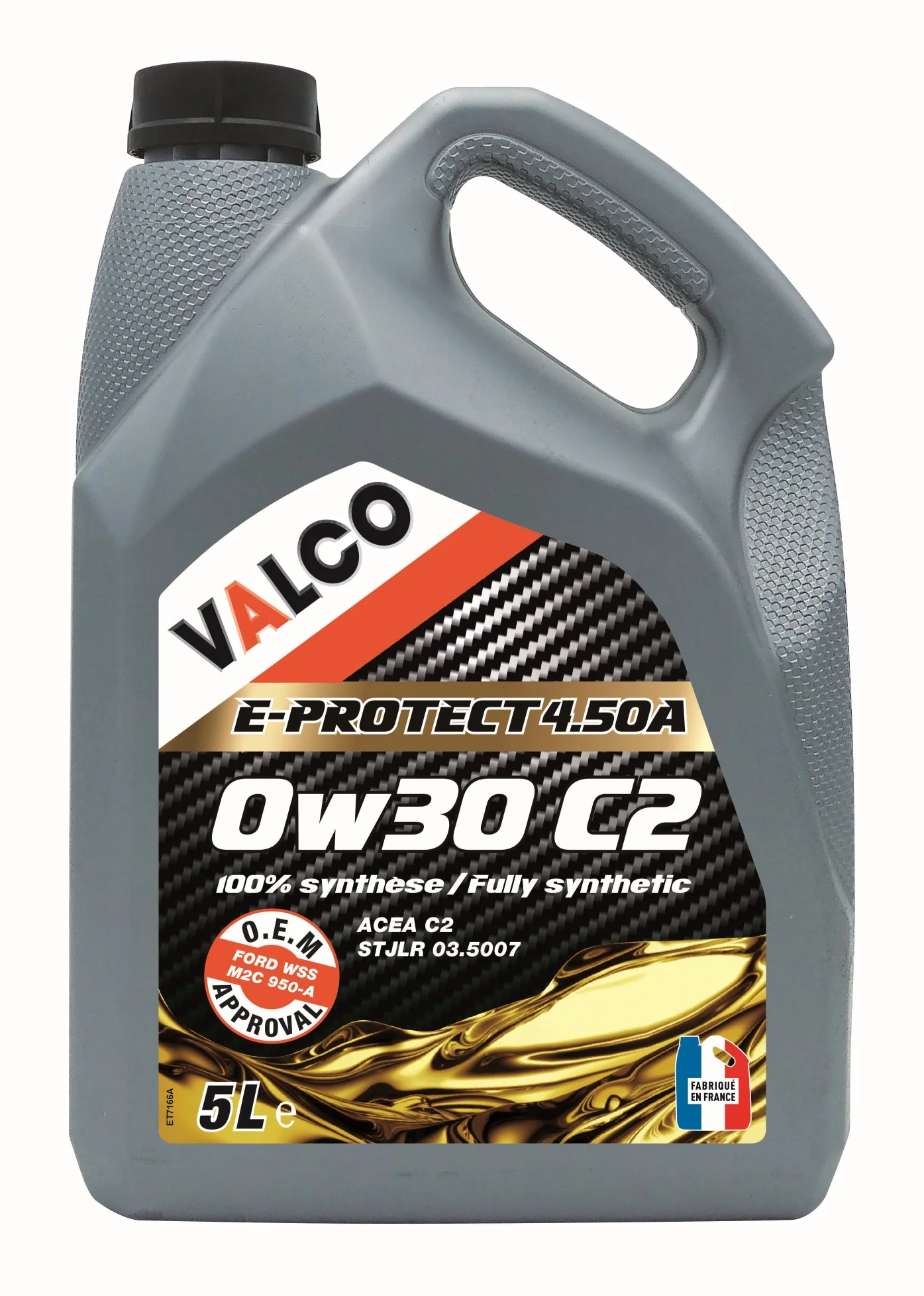 0W30 C2 E-PROTECT 4.50A 5L VALCO 0W30 C2 E-PROTECT 4.50A 5L