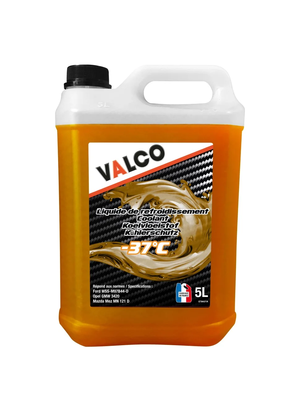 FORD/MAZDA COOLANT -37C 5L VALCO FORD/MAZDA COOLANT -37C 5L