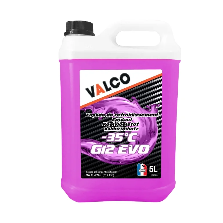 G12 EVO COOLANT -35C 5L VALCO G12 EVO COOLANT -35C 5L