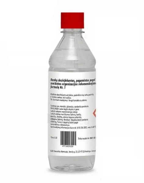 HAND DISINFECTANT 500ML DANUSHIS CHEMICALS HAND DISINFECTANT 500ML