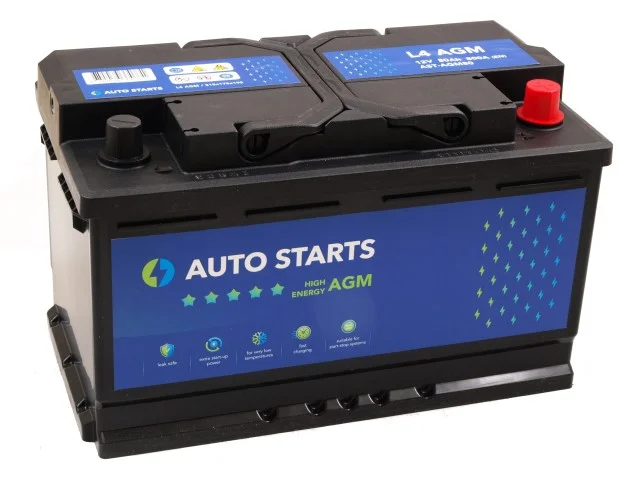 Starter Battery Auto Starts AGM80