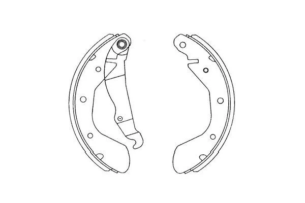 Sada brzdových čeľustí Kavo Parts KBS-1403