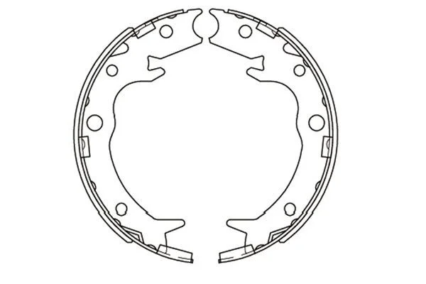 Brake Shoe Set, parking brake Kavo Parts KBS-2908