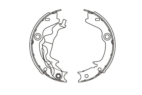Sada brzdových čeľustí, parkovacia brzda Kavo Parts KBS-3416