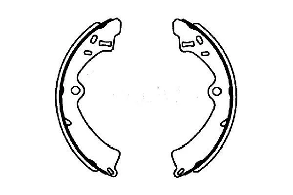 Brake Shoe Set Kavo Parts KBS-8911
