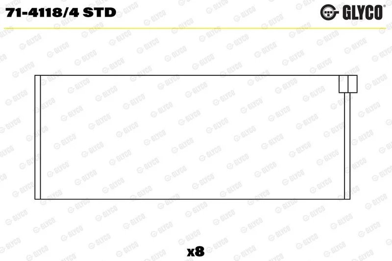 Švaistiklio indėklas GLYCO 71-4118/4 STD