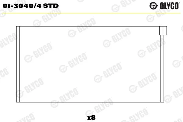 Švaistiklio indėklas GLYCO 01-3040/4 STD