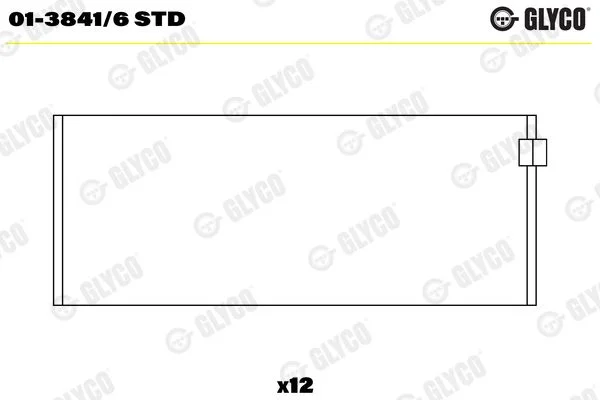 Švaistiklio indėklas GLYCO 01-3841/6 STD