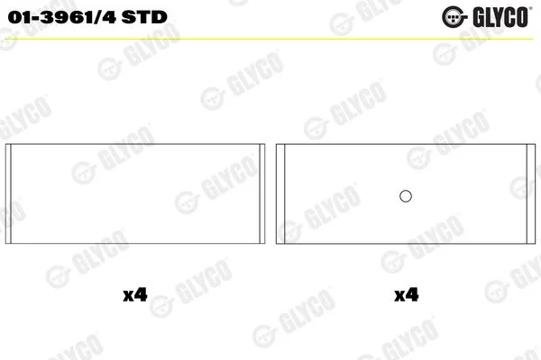 Švaistiklio indėklas GLYCO 01-3961/4STD
