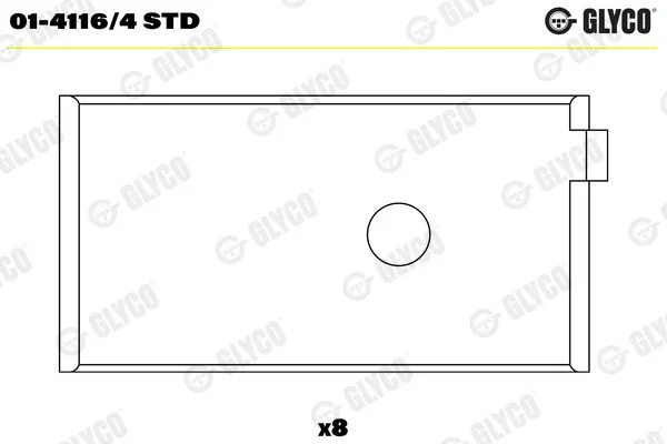 Švaistiklio indėklas GLYCO 01-4116/4 STD