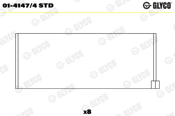 Švaistiklio indėklas GLYCO 01-4147/4 STD