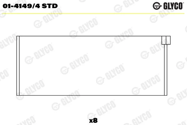 Švaistiklio indėklas GLYCO 01-4149/4 STD