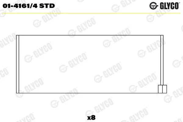 Švaistiklio indėklas GLYCO 01-4161/4STD