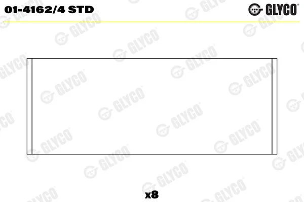 Connecting Rod Bearing Shell GLYCO 01-4162/4STD