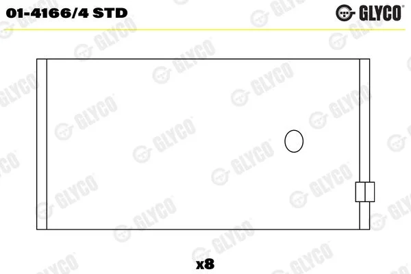 Švaistiklio indėklas GLYCO 01-4166/4 STD