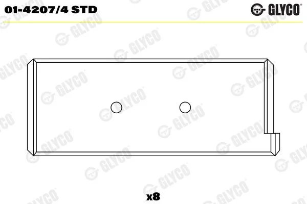 Švaistiklio indėklas GLYCO 01-4207/4STD