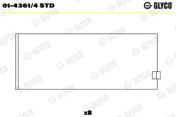Švaistiklio indėklas GLYCO 01-4361/4STD