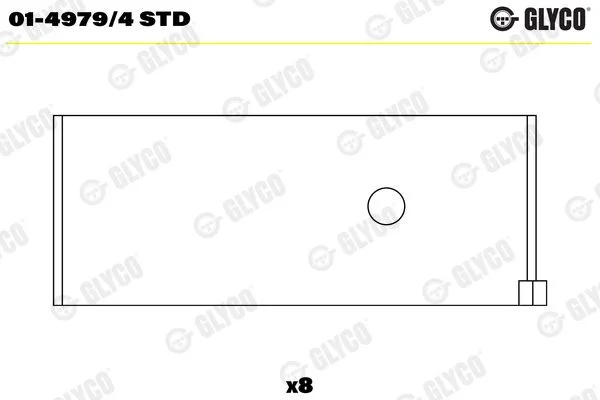 Švaistiklio indėklas GLYCO 01-4979/4 STD