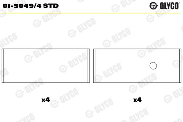 Švaistiklio indėklas GLYCO 01-5049/4 STD