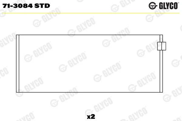 Švaistiklio indėklas GLYCO 71-3084 STD
