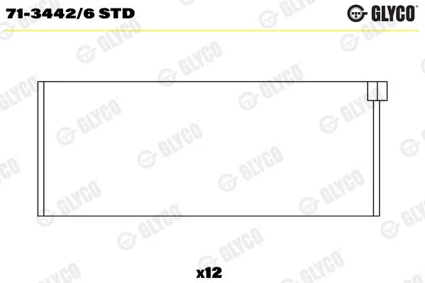 Švaistiklio indėklas GLYCO 71-3442/6 STD