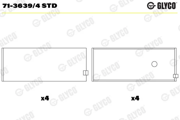 Švaistiklio indėklas GLYCO 71-3639/4 STD