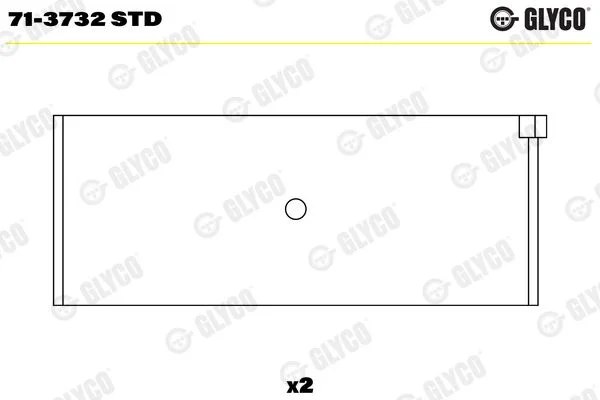 Švaistiklio indėklas GLYCO 71-3732 STD