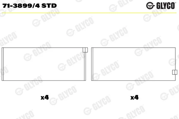 Švaistiklio indėklas GLYCO 71-3899/4STD