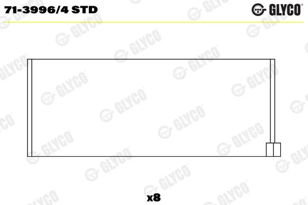 Švaistiklio indėklas GLYCO 71-3996/4STD