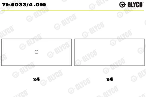 Švaistiklio indėklas GLYCO 71-4033/4 .010