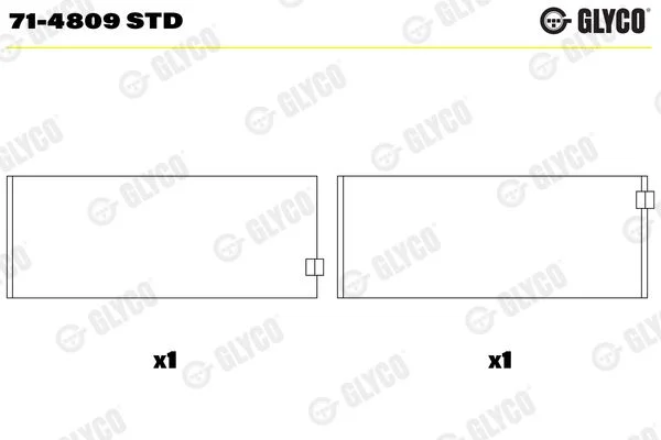Švaistiklio indėklas GLYCO 71-4809 STD