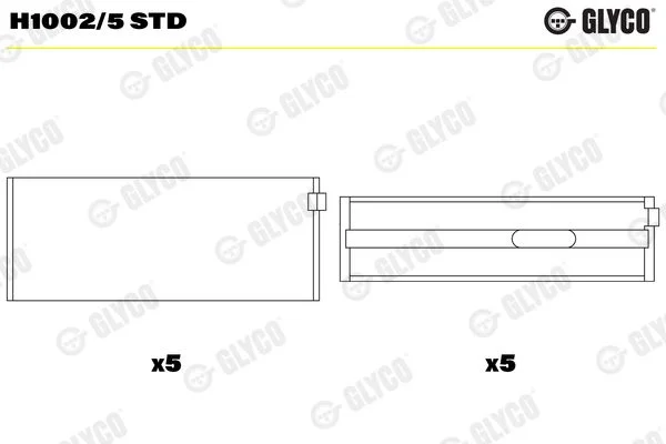 Alkūninio veleno indėklas GLYCO H1002/5 STD