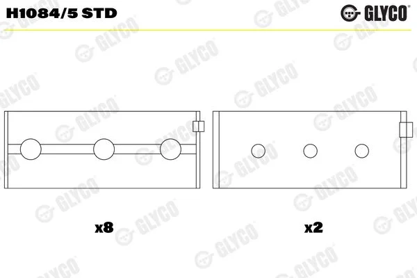Alkūninio veleno indėklas GLYCO H1084/5 STD