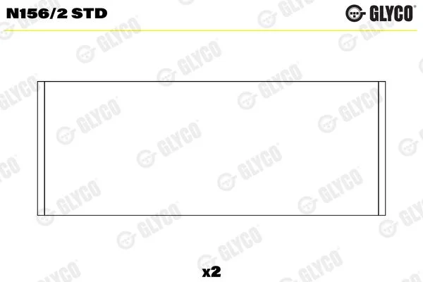 Skirstomojo veleno įvorės GLYCO N156/2 STD