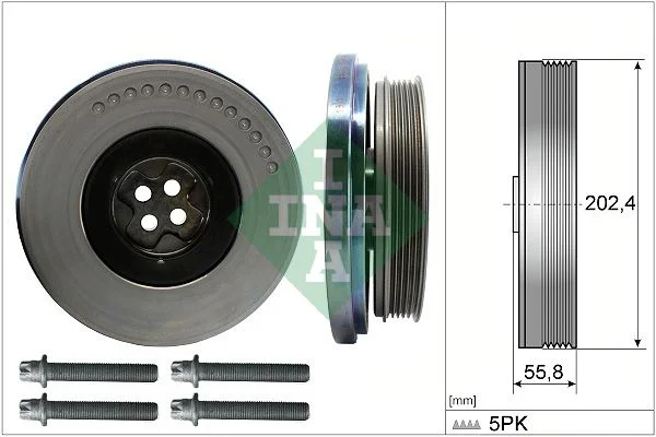 Skriemulys, alkūninis velenas  544 0603 20