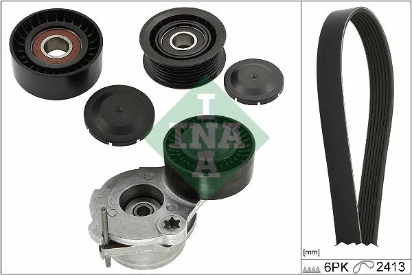 V-ribbed Belt Set INA 529048410