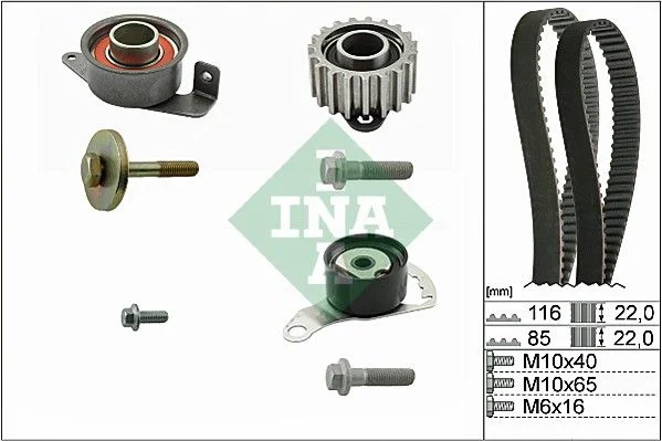 Timing Belt Kit INA 530 0104 10