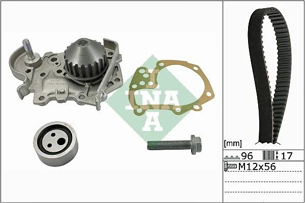 Water Pump & Timing Belt Kit INA 530 0191 31