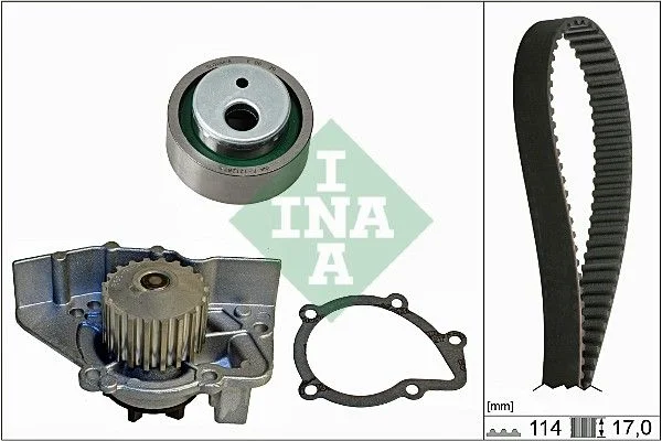 Water Pump & Timing Belt Kit INA 530 0258 30