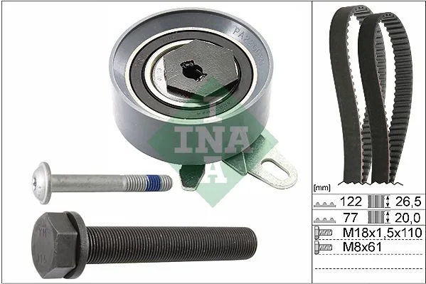 Timing Belt Kit INA 530 0406 10
