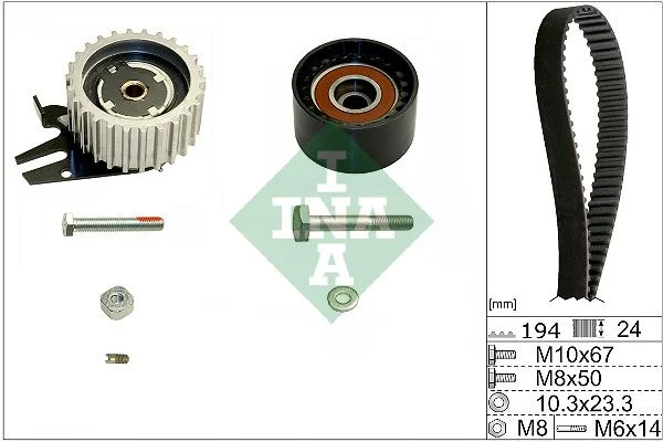 Timing Belt Kit INA 530 0561 10