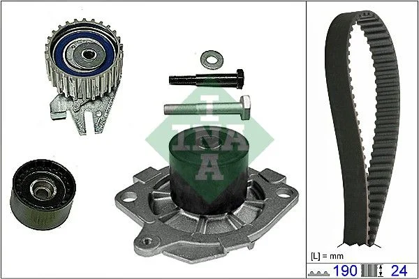 Water Pump & Timing Belt Kit INA 530 0622 30