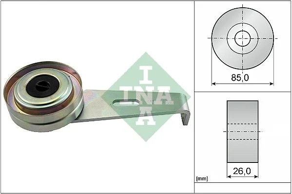 Tensioner Pulley, V-ribbed belt INA 531 0097 10